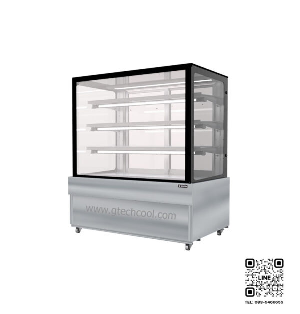 ตู้แช่เค้ก กระจกเหลี่ยม  รุ่น SKS-1207Z SANDEN INTERCOOL