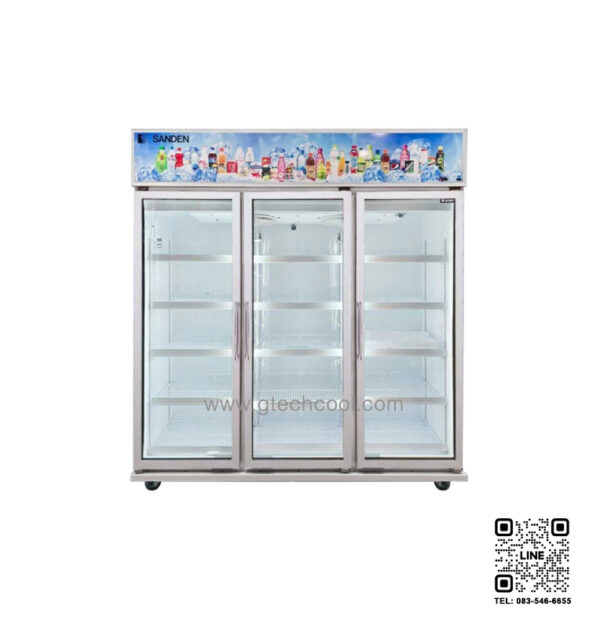 ตู้แช่เย็นกระจก 3 ประตู ยี่ห้อ SANDEN INTERCOOL รุ่น SDC-1500AY (56 คิว)