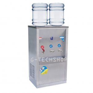 ตู้ น้ำร้อน น้ำเย็น MAXCOOL แบบขวดคว่ำ ร้อน 1 ก๊อก เย็น 2 ก๊อก รุ่น MCH-3PWB **แถมฟรีขวดน้ำ 20 Lt.2 ใบ**