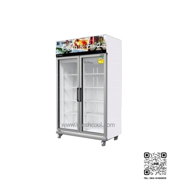 SANDEN ตู้แช่เย็น 2 ประตู รุ่น SEM-1205i (Inverter)
