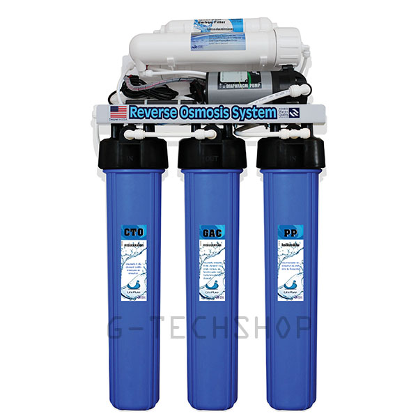 เครื่องกรองน้ำ 5 ขั้นตอน Uni Pure RO (150,300,450 GPD) (HS 20")