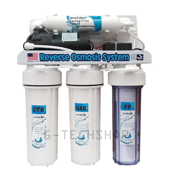 เครื่องกรองน้ำ RO 50, 150 GPD 5 ขั้นตอน Uni Pure