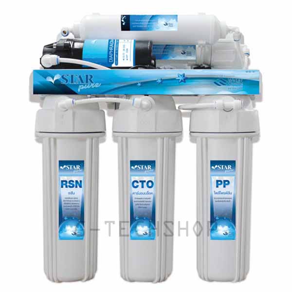 เครื่องกรองน้ำ RO 50 GPD-SP1 (5 ขั้นตอน Star Pure)