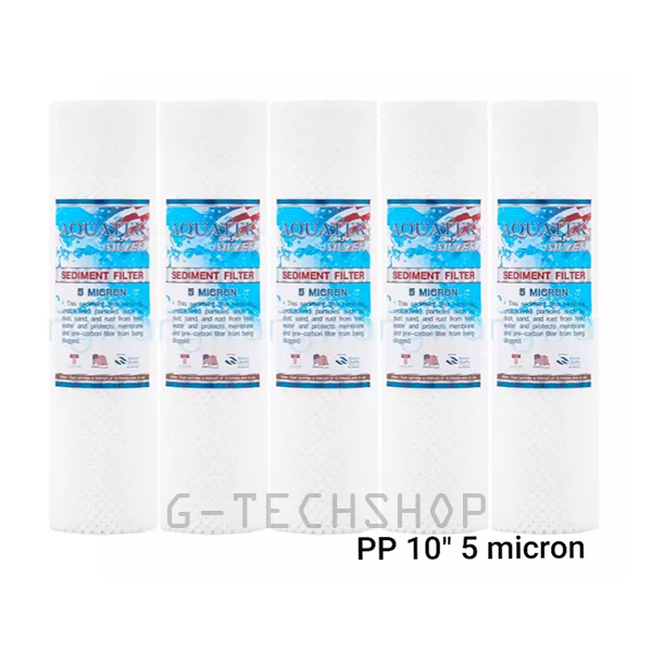 ไส้กรอง PP Aquatek 5 micron 10 นิ้ว